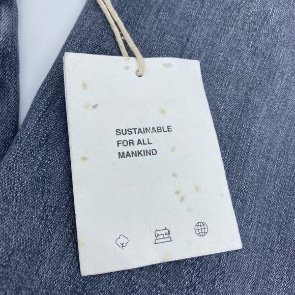 7 For All mankind the Classic Bootcut  gray/dark blue jeans - Picture 14 of 16